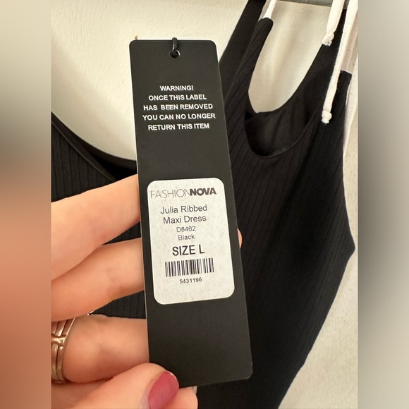 NWT Fashion Nova | Ribbed Bodycon Maxi - Picture 7 of 12